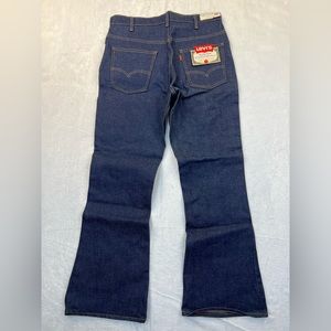 NWT Vintage 1980s Levi’s Bell Bottoms 646 Orange Tab Jeans 34x31